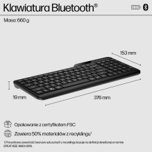 HP 460 kelių įrenginių Bluetooth klaviatūra