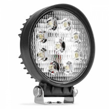 Halogeninis LED darbo lempos prožektorius Awl04 9 LED 12v 24v amio-01615