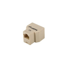 Lanberg AD-RJ45-2RJ45-OU network splitter Beige