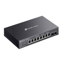 TP-LINK Omada 8-Port 2.5GBASE-T ir 2-Port 10GE SFP+ Smart Switch su 8-Port PoE+