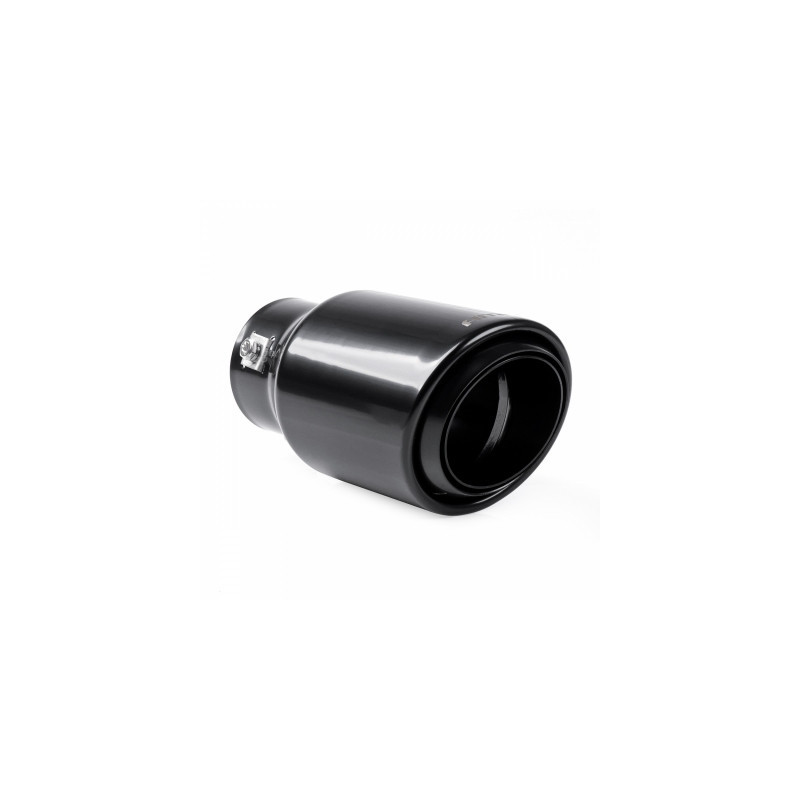 Exhaust muffler tip stainless steel mt 024b black amio-03169