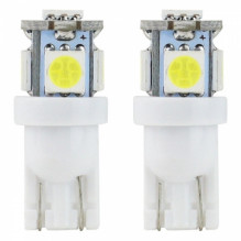 LED lemputės standartinės t10 w5w 5xsmd 5050 12v amio-01284