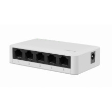 GEMBIRD 5 PORT GIGABIT LAN JUNGIKLIS BALTAS