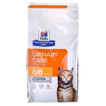 HILL'S PRESCRIPTION DIET Feline c / d Urinary Care Multicare Dry cat food Chicken 8 kg