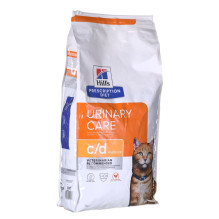 HILL'S PRESCRIPTION DIET Feline c / d Urinary Care Multicare Sausas kačių maistas Vištiena 8 kg