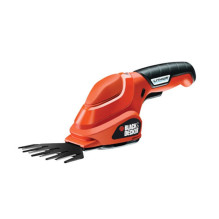 Black &amp; Decker GSL200 akumuliatorinė žolės žirklės 8 cm juoda, oranžinė ličio 3,6 V