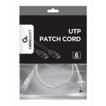 PATCH CABLE CAT6 UTP 0.5M / GREY PP6U-0.5M GEMBIRD