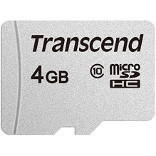 MEMORY MICRO SDHC 4GB / CLASS10 TS4GUSD300S TRANSCEND