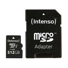 MEMORY MICRO SDXC 512GB UHS-I / W / ADAPTER 3423493 INTENSO