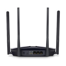 Wireless Router, MERCUSYS, 1800 Mbps, Wi-Fi 6, 1 WAN, 3x10 / 100 / 1000M, Number of antennas 4, MR70X