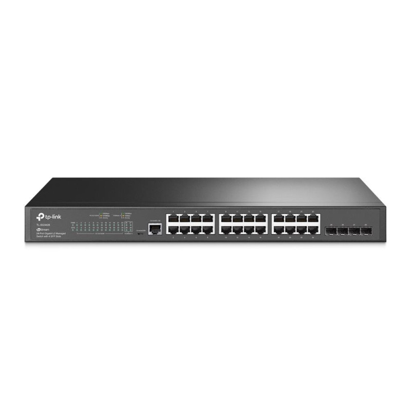 Switch, TP-LINK, Omada, TL-SG3428, Type L2, Rack, 4xSFP, 1xConsole, 1, TL-SG3428