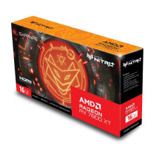 Vaizdo plokštė, SAPPHIRE, AMD Radeon RX 7800 XT, 16 GB, GDDR6, 256 bitų, PCIE 4.0 16x, 2xHDMI, 2xDisplayPort, 11330-01-2