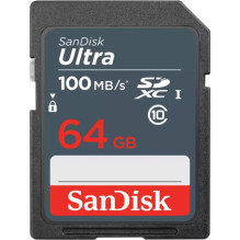 ATMINTINIS SDXC 64GB UHS-I / SDSDUNR-064G-GN3IN SANDIS DISKAS