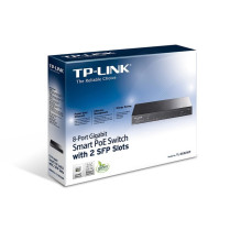 Jungiklis, TP-LINK, Omada, TL-SG2008, L2 tipas, darbalaukis / pjedestal, 8x10Base-T / 100Base-TX / 1000Base-T, 2xSFP, Po