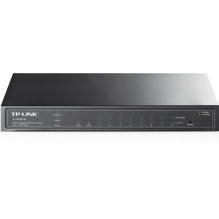 Jungiklis, TP-LINK, Omada, TL-SG2008, L2 tipas, darbalaukis / pjedestal, 8x10Base-T / 100Base-TX / 1000Base-T, 2xSFP, Po