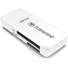 ATMINTINĖS SKAITYTUVAS FLASH USB3.1 / BALTAS TS-RDF5W TRANSCEND