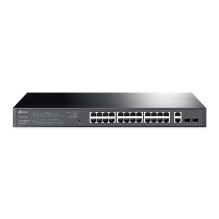 Jungiklis, TP-LINK, TL-SG1428PE, darbalaukis / stovas, 28x10Base-T / 100Base-TX / 1000Base-T, PoE+ prievadai 24, 250 vat