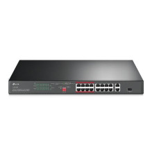 Switch, TP-LINK, TL-SL1218P, Desktop / pedestal, 16x10Base-T / 100Base-TX, PoE+ ports 16, TL-SL1218P