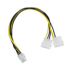 CABLE POWER ADAPTER 6PIN / 2MOLEX CC-PSU-6 GEMBIRD