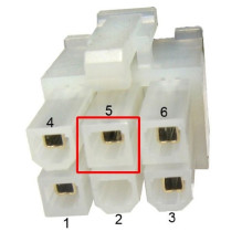 CABLE POWER ADAPTER 6PIN / 2MOLEX CC-PSU-6 GEMBIRD