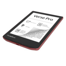 E-Reader, POCKETBOOK, Verse Pro, 6&quot;, 1072x1448, 1xUSB-C, belaidis LAN, Bluetooth, raudonas, PB634-3-WW