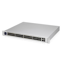 Switch, UBIQUITI, USW-PRO-48-POE, Type L3, Rack, 48x10Base-T / 100Base-TX / 1000Base-T, 4xSFP, PoE+ ports 48, 600 Watts,