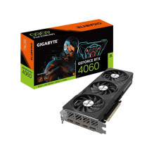 Graphics Card, GIGABYTE, NVIDIA GeForce RTX 4060, 8 GB, GDDR6, 128 bit, PCIE 4.0 16x, Dual Slot Fansink, 2xHDMI, 2xDispl