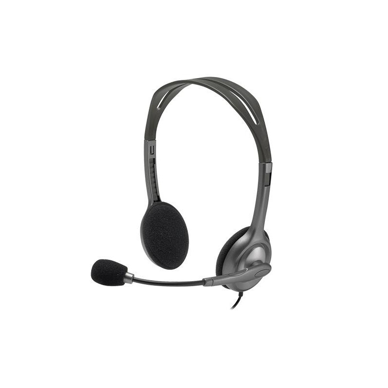 HEADSET STEREO H111 / GREY 981-000593 LOGITECH