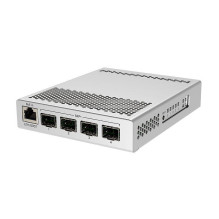 Jungiklis, MIKROTIK, 1x10Base-T / 100Base-TX / 1000Base-T, 4xSFP+, PoE prievadai 1, CRS305-1G-4S+IN