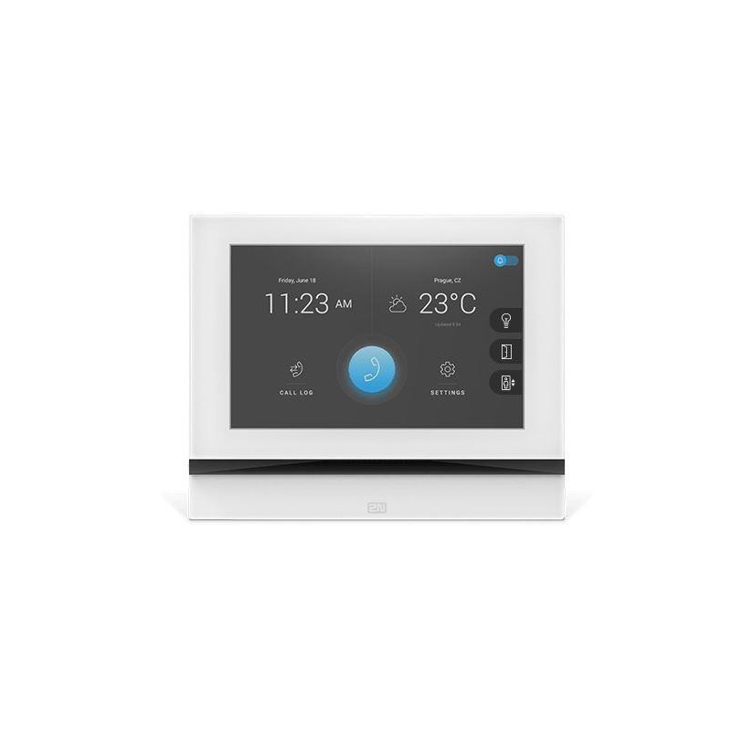 ANSWERING UNIT INDOOR VIEW / TOUCH WHITE 91378601WH 2N