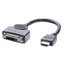 KABELAS DVI-HDMI 0.2M /...