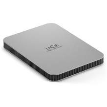 External HDD, LACIE, Mobile Drive, 5TB, USB-C, Colour Silver, STLP5000400