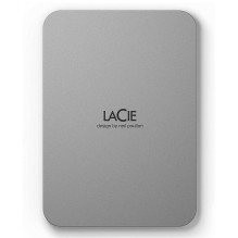 Išorinis HDD, LACIE, mobilusis diskas, 5 TB, USB-C, sidabrinė, STLP5000400