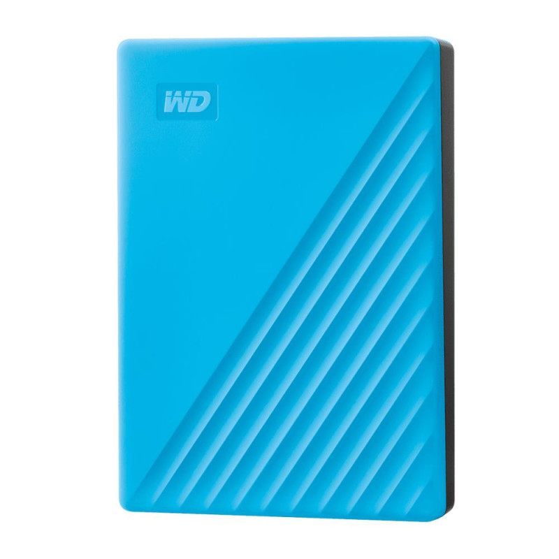 External HDD, WESTERN DIGITAL, My Passport, 4TB, USB 2.0, USB 3.0, USB 3.2, Colour Blue, WDBPKJ0040BBL-WESN