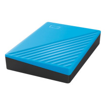 External HDD, WESTERN DIGITAL, My Passport, 4TB, USB 2.0, USB 3.0, USB 3.2, Colour Blue, WDBPKJ0040BBL-WESN