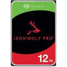 HDD, SEAGATE, IronWolf Pro, 12TB, SATA, 256 MB, 7200 aps./min., 3,5&quot;, ST12000NT001