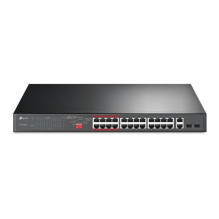 Jungiklis, TP-LINK, TL-SL1226P, darbalaukis / stovas, 24x10Base-T / 100Base-TX, 2x10Base-T / 100Base-TX / 1000Base-T, Po