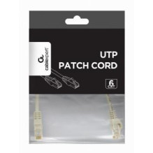 PATCH CABLE CAT6 UTP 0.25M / GREY PP6U-0.25M GEMBIRD