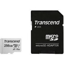 MEMORY MICRO SDXC 256GB W / ADAP / C10 TS256GUSD300S-A TRANSCEND