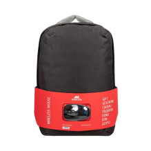 NB BACKPACK 15.6&quot; + MOUSE / 7563 BLACK RIVACASE