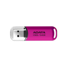 MEMORY DRIVE FLASH USB2 64GB / PINK AC906-64G-RPP A-DATA