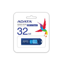 ATMINTIES DISKO BLYSTĖ USB-C 32GB / ACHO-UC300-32G-RNB / BU ADATA