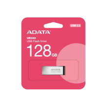 MEMORY DRIVE FLASH USB3.2 128G / BLACK UR350-128G-RSR / BK ADATA