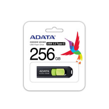 MEMORY DRIVE FLASH USB-C 256GB / ACHO-UC300-256G-RBK / GN ADATA