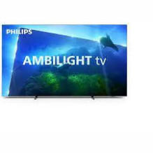 TV Set, PHILIPS, 77&quot;, OLED / Smart, 3840x2160, Wireless LAN, Bluetooth, Google TV, Metallic, 77OLED818 / 12