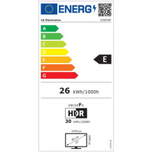 LCD ekranas, LG, 32SR50F-W, 31,5&quot;, Smart, Panel IPS, 1920x1080, 16:9, 8 ms, garsiakalbiai, pakreiptas, balta spalva