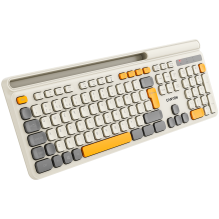 CANYON klaviatūra HKB-W03 EN AAA belaidė smėlio spalvos