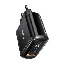 Sieninis įkroviklis Mcdodo CH-7170 PD 20W 2xUSB + USB-C (juodas)