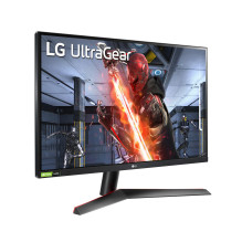 LG Ultragear Gaming 27gn800p-b monitor 27" LED Qhd Ips 144hz G-sync black/ red