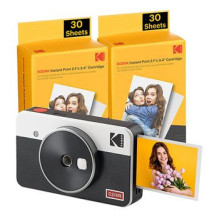 Kodak Mini Shot 2 Era Black 2,1x3,4 + 60 Lapų + Priedų Rinkinys